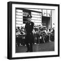 Fans Wait for Beatles-null-Framed Photographic Print