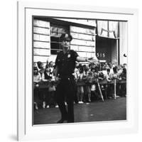 Fans Wait for Beatles-null-Framed Photographic Print