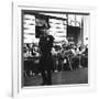 Fans Wait for Beatles-null-Framed Photographic Print