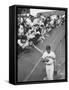 Fans Welcoming Giants Star Willie Mays at Polo Grounds-Art Rickerby-Framed Stretched Canvas