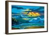 Fanta-Sea-Jim Warren-Framed Premium Giclee Print