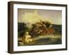 Fantaisie Arabe, 1833-Eugene Delacroix-Framed Giclee Print