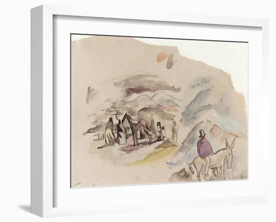 Fantaisie cubaine-Jules Pascin-Framed Giclee Print