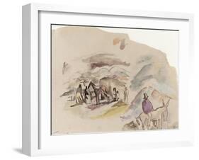 Fantaisie cubaine-Jules Pascin-Framed Giclee Print