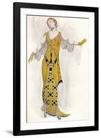 Fantaisie Sur Le Costume Moderne, Dione, C1910-Leon Bakst-Framed Giclee Print