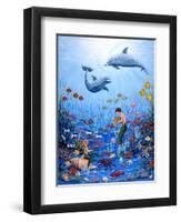 Fantasea-Sheila Lee-Framed Premium Giclee Print