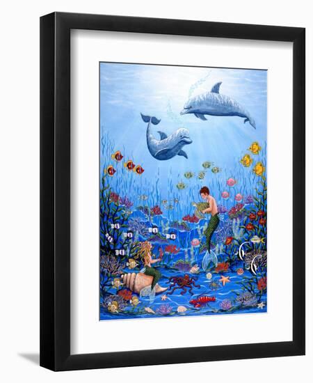 Fantasea-Sheila Lee-Framed Premium Giclee Print