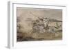 Fantasia arabe devant une portes de Mekinès-Eugene Delacroix-Framed Giclee Print