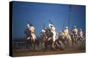 Fantasia Celebration, Meknes, Morocco-null-Stretched Canvas