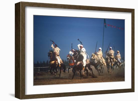 Fantasia Celebration, Meknes, Morocco-null-Framed Photographic Print