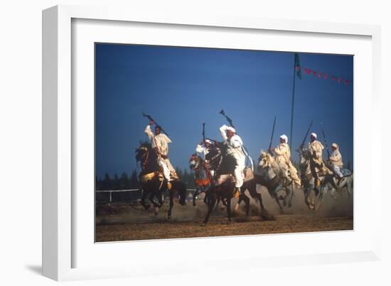 Fantasia Celebration, Meknes, Morocco-null-Framed Photographic Print