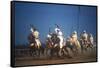 Fantasia Celebration, Meknes, Morocco-null-Framed Stretched Canvas