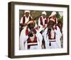 Fantasia, equestrian games in Midoun, Jerba Island, Medenine, Tunisia-null-Framed Art Print