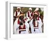 Fantasia, equestrian games in Midoun, Jerba Island, Medenine, Tunisia-null-Framed Art Print