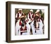 Fantasia, equestrian games in Midoun, Jerba Island, Medenine, Tunisia-null-Framed Art Print