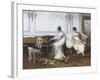 Fantasia in White, c.1854-Albert Ludovici-Framed Giclee Print