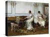 Fantasia in White-Albert Ludovici-Stretched Canvas