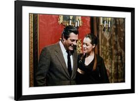 FANTASMA D'AMORE / FANTOME D'AMOUR, 1980 directed by DINO RISI Marcello Mastroianni and Romy Schnei-null-Framed Photo