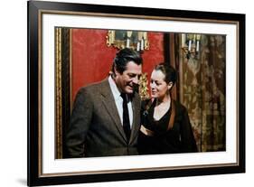 FANTASMA D'AMORE / FANTOME D'AMOUR, 1980 directed by DINO RISI Marcello Mastroianni and Romy Schnei-null-Framed Photo