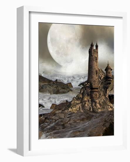 Fantastic Castle-justdd-Framed Art Print