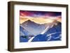 Fantastic Evening Winter Landscape-Leonid Tit-Framed Premium Photographic Print