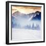 Fantastic Evening Winter Landscape-Leonid Tit-Framed Photographic Print