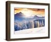 Fantastic Evening Winter Landscape-Leonid Tit-Framed Photographic Print