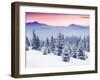 Fantastic Evening Winter Landscape-Leonid Tit-Framed Photographic Print