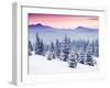 Fantastic Evening Winter Landscape-Leonid Tit-Framed Photographic Print