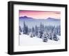 Fantastic Evening Winter Landscape-Leonid Tit-Framed Photographic Print