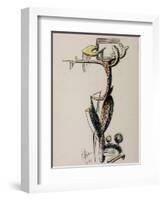 Fantastic Figure-Julio González-Framed Giclee Print