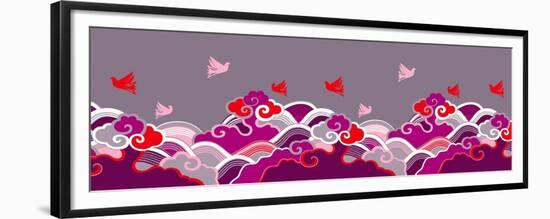 Fantastic Flight Violet-null-Framed Premium Giclee Print