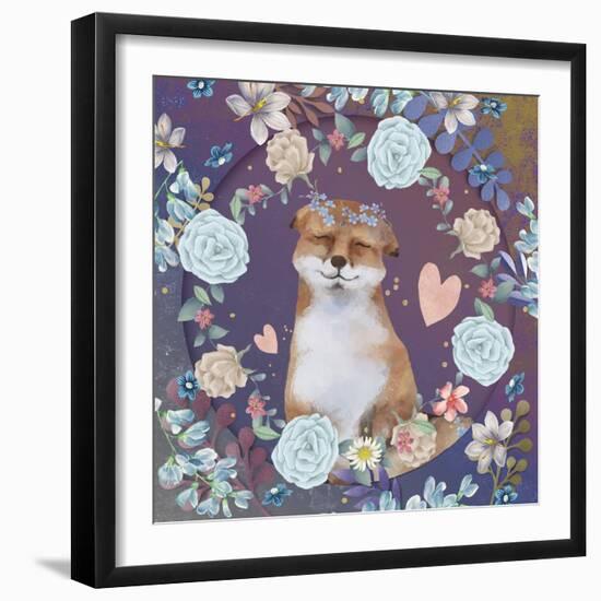 Fantastic Fox-The Font Diva-Framed Giclee Print