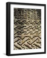 Fantastic Geometric Carving, Palace of the Columns, Mitla, Oaxaca, Mexico-Robert Harding-Framed Photographic Print