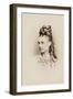 Fantastic Hairdo - Late 19th Century-null-Framed Photographic Print