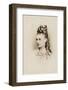 Fantastic Hairdo - Late 19th Century-null-Framed Photographic Print