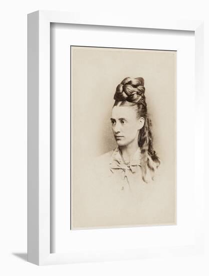 Fantastic Hairdo - Late 19th Century-null-Framed Photographic Print