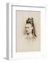 Fantastic Hairdo - Late 19th Century-null-Framed Photographic Print
