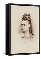 Fantastic Hairdo - Late 19th Century-null-Framed Stretched Canvas