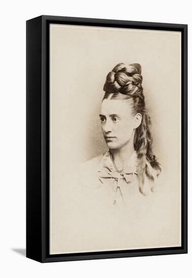 Fantastic Hairdo - Late 19th Century-null-Framed Stretched Canvas