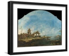 Fantastic Landscape, c.1765-Francesco Guardi-Framed Giclee Print