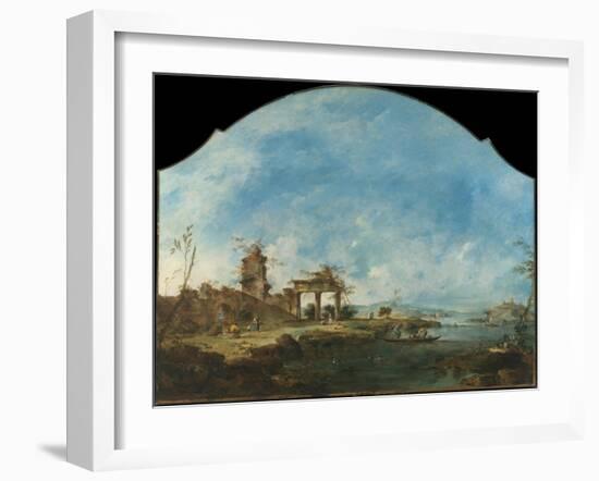 Fantastic Landscape, c.1765-Francesco Guardi-Framed Giclee Print