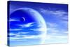 Fantastic Sky with Three Planets-frenta-Stretched Canvas