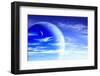 Fantastic Sky with Three Planets-frenta-Framed Photographic Print