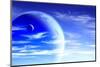 Fantastic Sky with Three Planets-frenta-Mounted Photographic Print