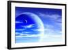 Fantastic Sky with Three Planets-frenta-Framed Photographic Print