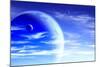 Fantastic Sky with Three Planets-frenta-Mounted Photographic Print