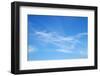 Fantastic Soft White Clouds against Blue Sky-soleg_1974-Framed Photographic Print