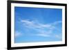 Fantastic Soft White Clouds against Blue Sky-soleg_1974-Framed Photographic Print