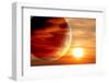 Fantastic Sunset in Alien Planet-frenta-Framed Photographic Print